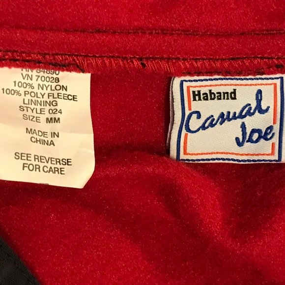 Haband Casual Joe Mens Black Elastic Waist Fleece Lined Waterproof Pants Size M - Picture 3 of 3